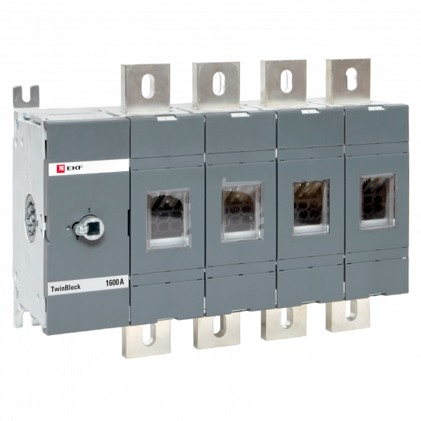 Рубильник 1600A 4P без рукоятки управления Twin block