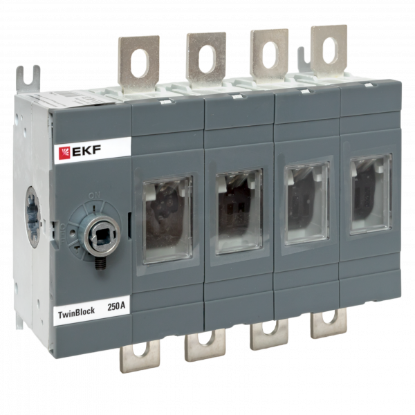Рубильник 250A 4P без рукоятки управления TwinBlock