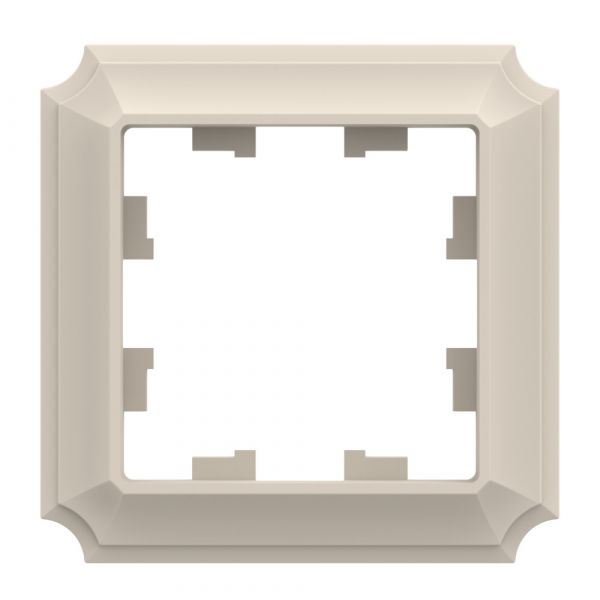 ATLASDESIGN ANTIQUE 1-постовая рамка, БЕЖЕВЫЙ