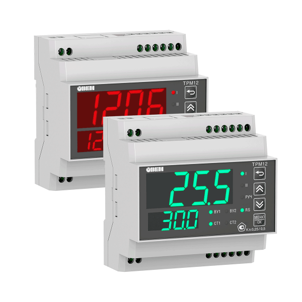 ПИД-регулятор для задвижек ТРМ12-Д.У2.РР.RS