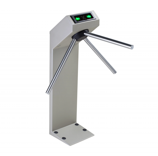 Турникет эл/мех -TTR-04.1R для эксплуатации взакрытых помещениях, со встр. эл-кой, БЕЗ преграждающих планок, с ПУ