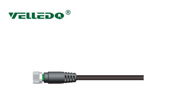 Соединитель кабельный M8-F04T-2.0PVC/BK (розетка)