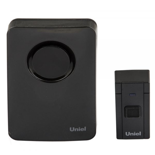 Звонок электронный UDB-092W-R1T1-36S-BL 220В 36 мелодий Блистер Черный ТМ Uniel
