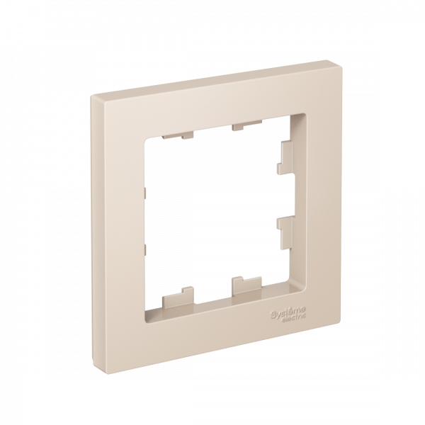 Рамка однопостовая ATLASDESIGN бежевый