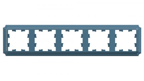 ATLASDESIGN ANTIQUE 5-постовая рамка, универсальная, ИЗУМРУД