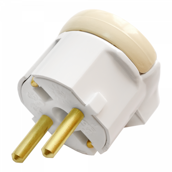 Вилка штепсельная с заземлением