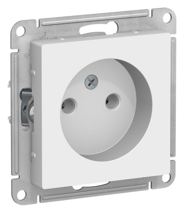ATLASDESIGN РОЗЕТКА без заземления без шторок, 16А, механизм, ЛОТОС