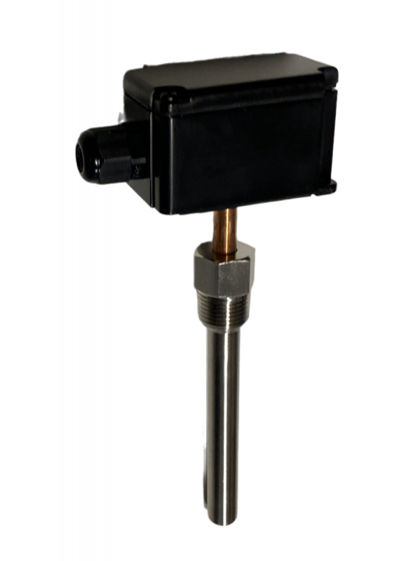 Датчик температуры погружной, -50...+150 град Pt1000 150мм с гильзой 100мм