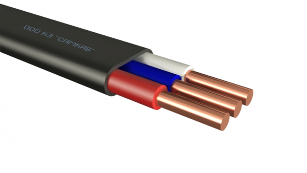 Кабель силовой ВВГ-Пнг(А) 3х2,5 (N,PE)-0,66 100м ТРТС