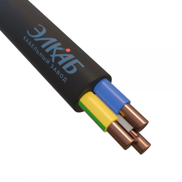 Кабель силовой ВВГнг(А)-LSLTx 3х4,0 ок (N,PE) - 0,66 кВ ТРТС