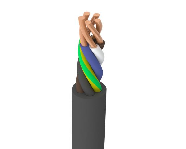 Кабель силовой ППГнг(А)-HF 5х1,5-0,66 100м бухта