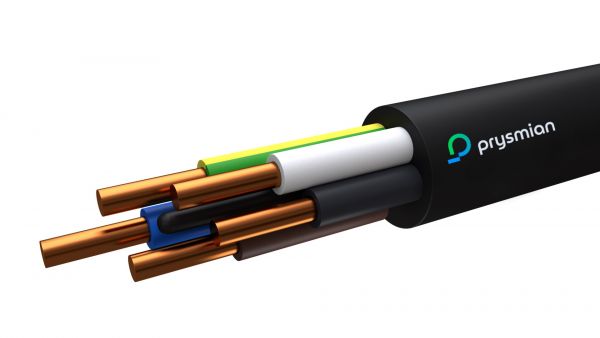 Кабель силовой ВВГнг(А)-LSLTx 5х1,5ок(N, PE)-0,66 бухта 100м