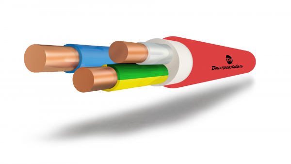 Кабель силовой ВВГнг(А)-LS 3х1,5пл(100м)-0,660    ТРТС бухта 100м  красный