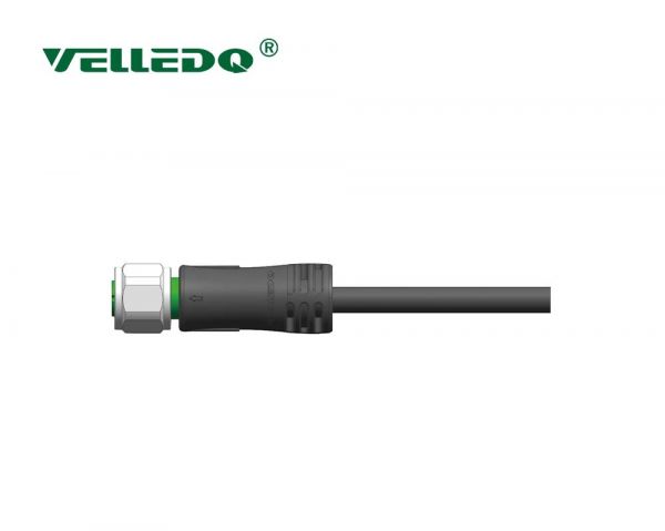 Соединитель кабельный M12-F05T-5.0PVC/BK (розетка)