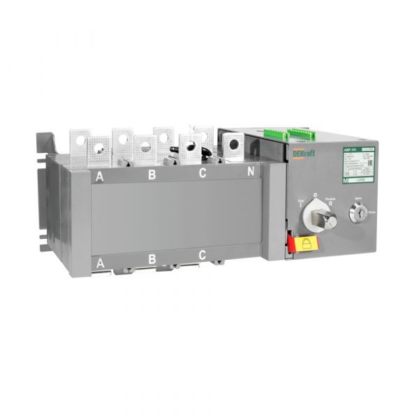 АВР на реверсивный выключатель-разъединитель и мотор приводом 160A, 2P, 10кА АВР-103