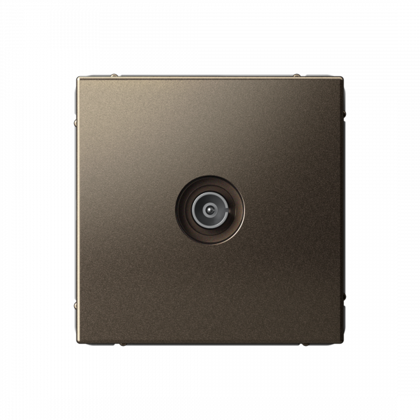 ARTGALLERY TV ТВ розетка проходная 4DB, механизм, мокко