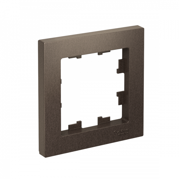 Рамка однопостовая ATLASDESIGN мокко