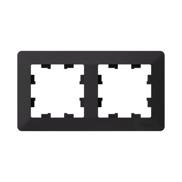 ATLASDESIGN AIR 2-постовая РАМКА, КАРБОН/дымчатый черный