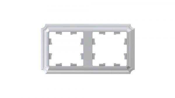 ATLASDESIGN ANTIQUE 2-постовая рамка, универсальная, АЛЮМИНИЙ