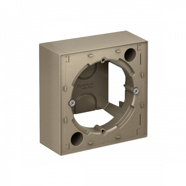 Коробка ATLASDESIGN для наружного монтажа шампань