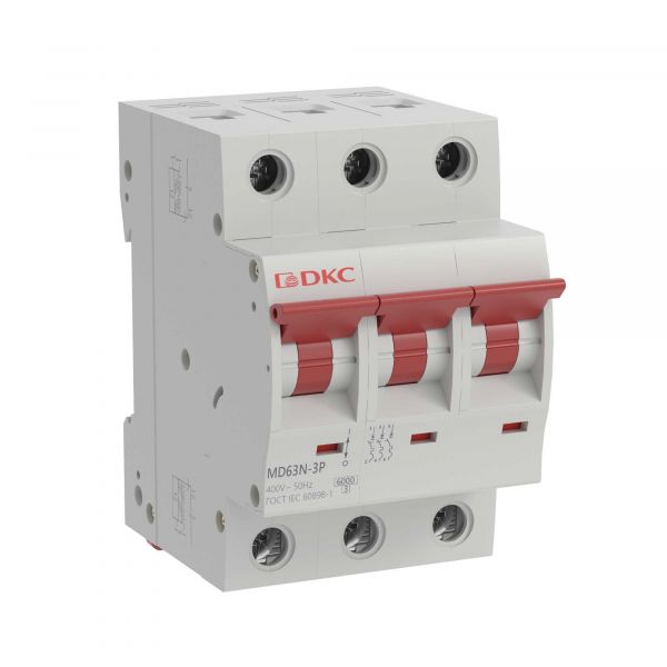 Выключатель автоматический трехполюсный 4А C 6кА