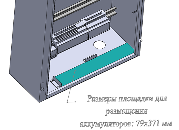 Шкаф с резервированным источником питания для монтажа средств пожарной автоматики ШПС-24, ШПС-24 исп.01, ШПС-24 исп.02