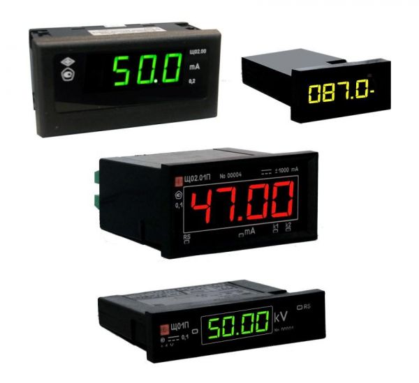 Амперметры и вольтметры постоянного тока Щ00П, Щ01П, Щ02.01П, Щ02.00
