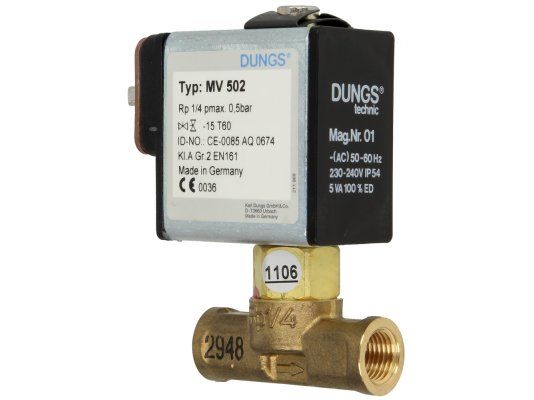 Электромагнитный клапан, одноступенчатый Dungs MV 502