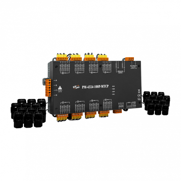 Интеллектуальный многоканальный измеритель параметров сети PM-4324-100P-MTCP