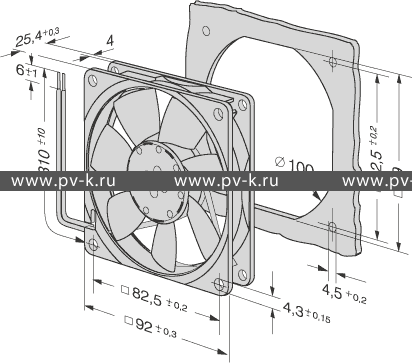 EBMPAPST 3414NG (92x92x25)