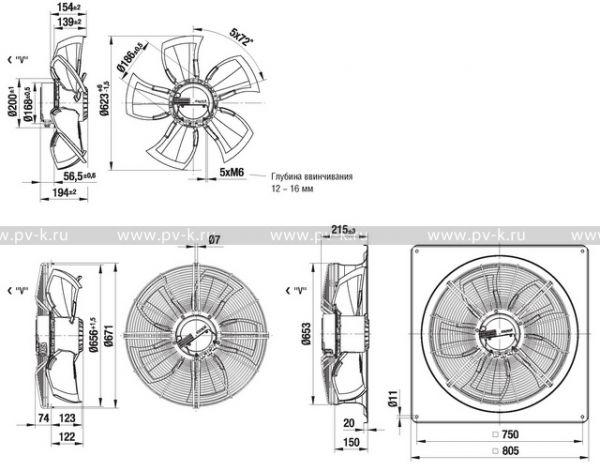 EBMPAPST W3G630-CE31-01