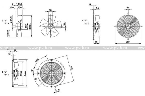 EBMPAPST W4E350-CA06-01