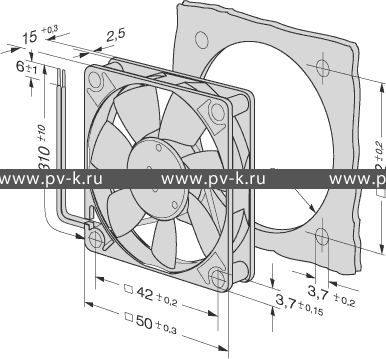 EBMPAPST 514F (50x50x15)