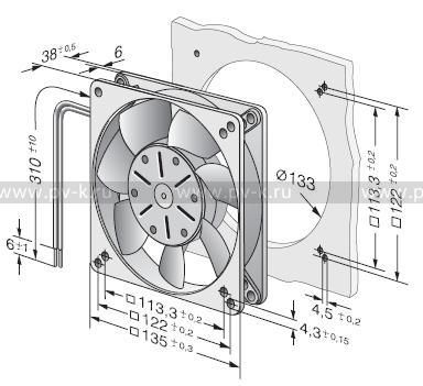 EBMPAPST 5114N (135x135)