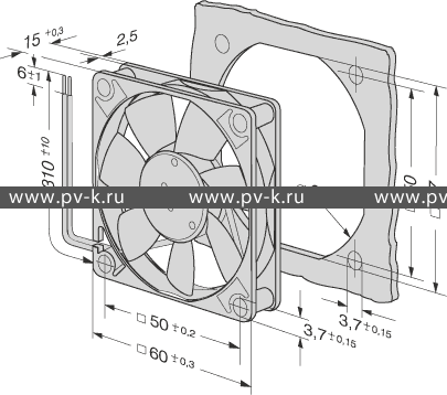 EBMPAPST 612FL (60x60x15)