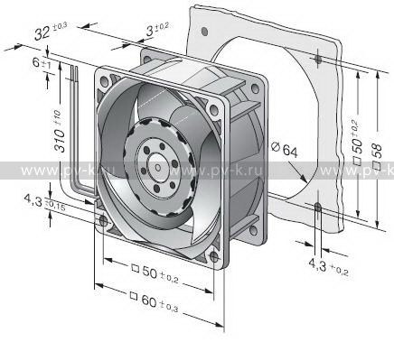 EBMPAPST 612JH (60x60)