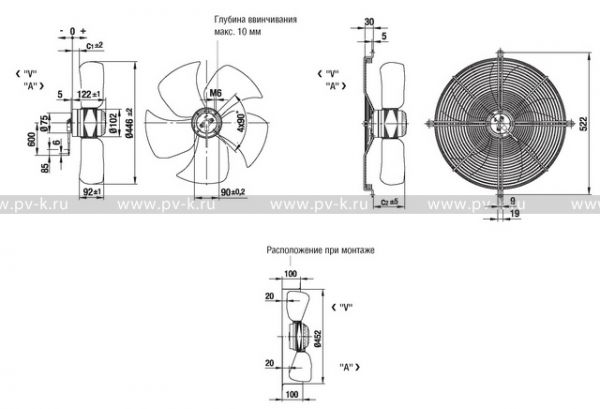 EBMPAPST S6E450-BN08-02