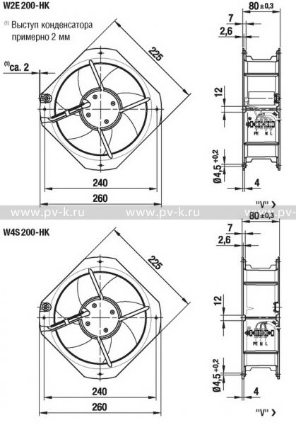 EBMPAPST W2E200-HK86-01