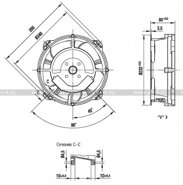 EBMPAPST W2D208-BA02-01