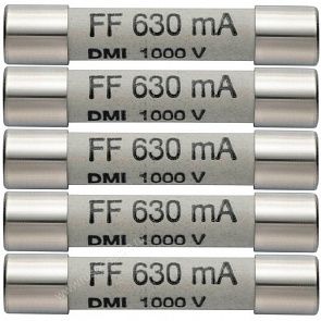 Комплект плавких предохранителей 630mA/1000V Testo 0590 0006