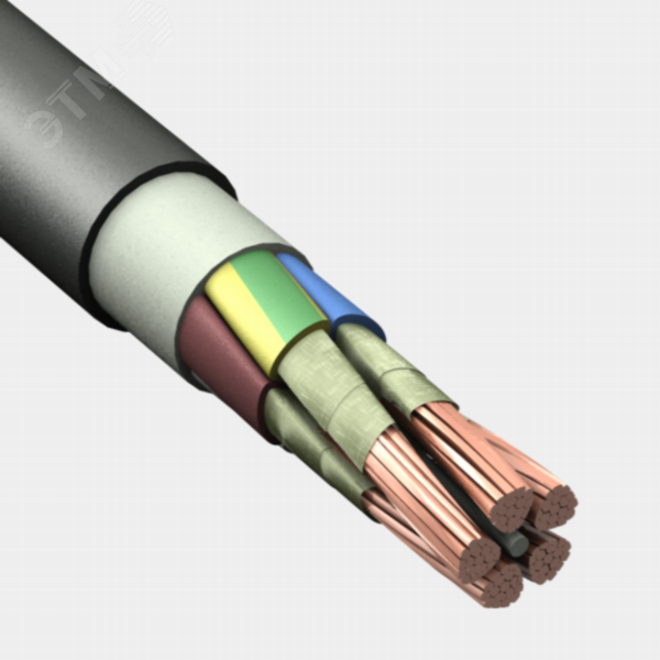 Кабель силовой ППГнг(А)-FRHF 5х150мс(N. PE)-1 ТРТСмногопроволочный