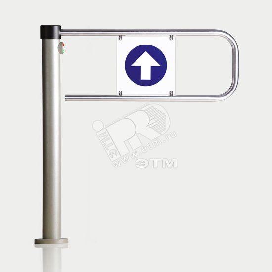 Стойка калитки электромеханической -WHD-05G покрыиие муар темно-серый цвет с эффектом слюды (без    створки)