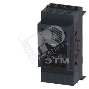 Разъединитель 3п NH000 160A 60мм шинная система COVER LEVEL 32/70мм рамочный зажим