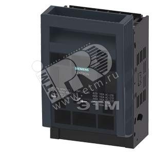 Разъединитель 3п NH000 160A монтаж на панель COVER LEVEL 45мм рамочный зажим