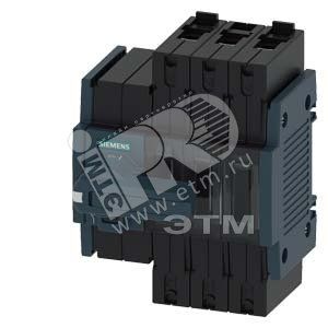 Выключатель-разъединитель 32 А 3п фронтальное управление слева базовый блок с ручкой рамочные клеммы