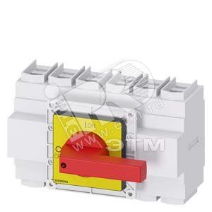 Выключатель главный контрольный 4п черный