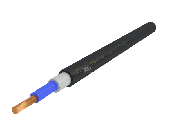 Кабель силовой ППГнг(А)-HF 1х10ок(N)-0.66 однопроволочный синий (барабан)