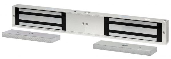 Замок электромагнитный сдвоенный