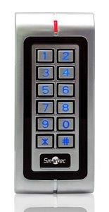 Контроллер автономный с клавиутурой, память на 200 пользователей, длина кода 4-6 знаков, -30град. +60град.С, 12-24 В DC, 80мА, металлический корпус, IP68, 134х58х26 мм