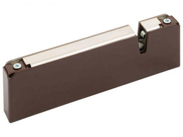 Замок электромагнитный защелка AL-250UZ-12V, усилие удержания якоря 250 кгс, коричневый